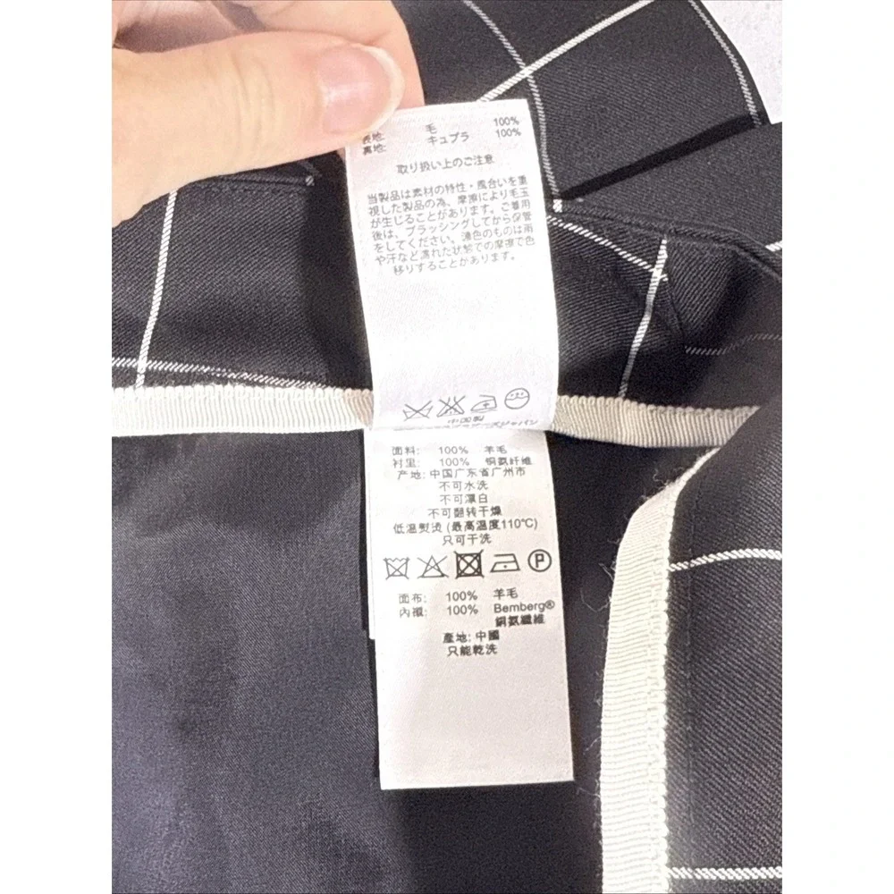Brooks Brothers Skirt Womens Size 12 Black Square Office Dressy Smart Business